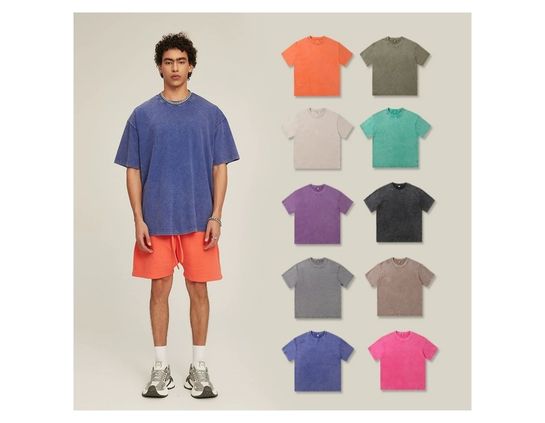 Custom Washed T-Shirts with Logo