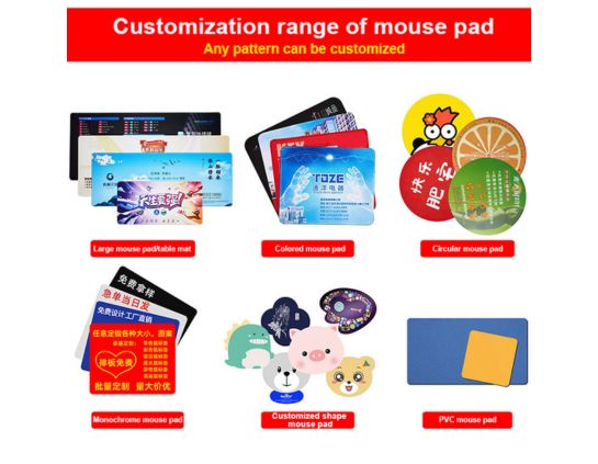 Custom Logo Mouse Pads - High-Quality Promotional Desk Mats for Corporate Branding